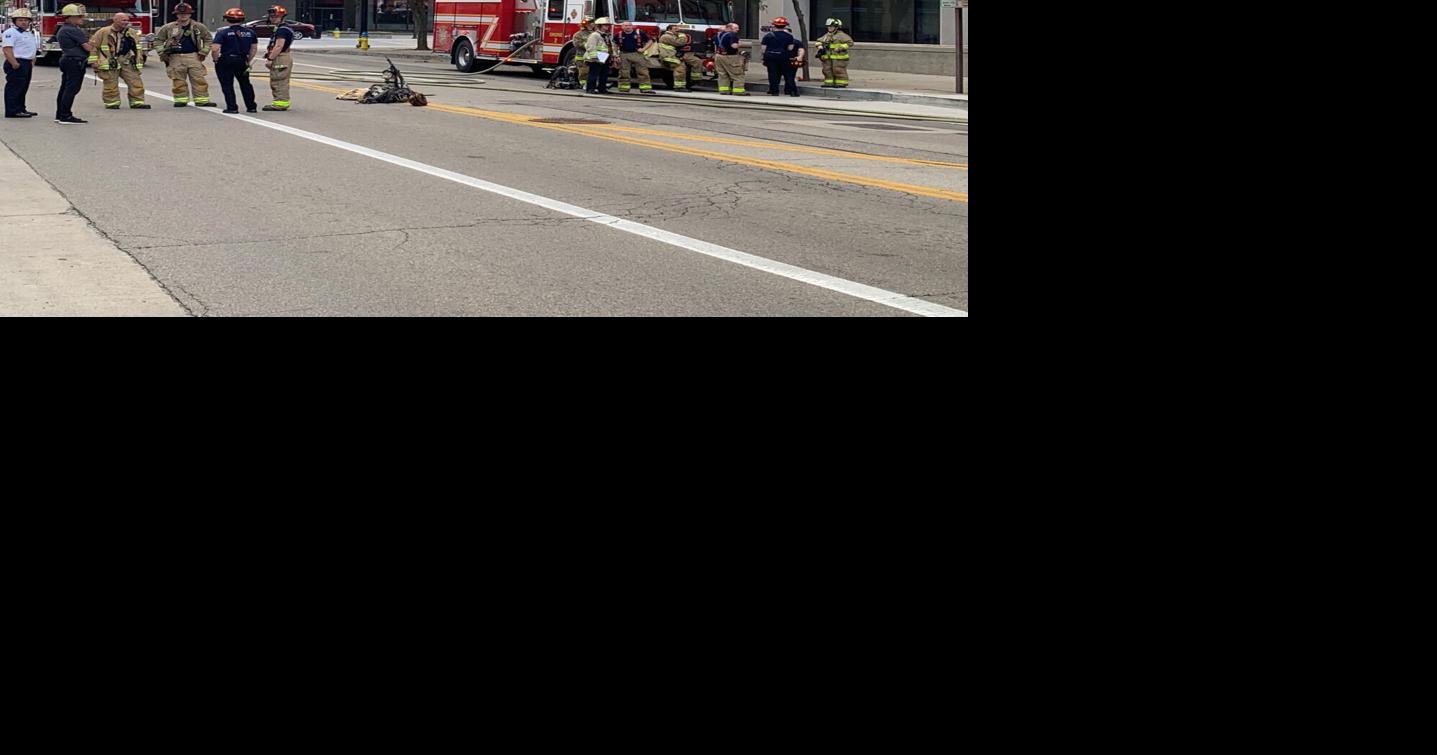 Firefighters respond to report of fire, possible explosion downtown