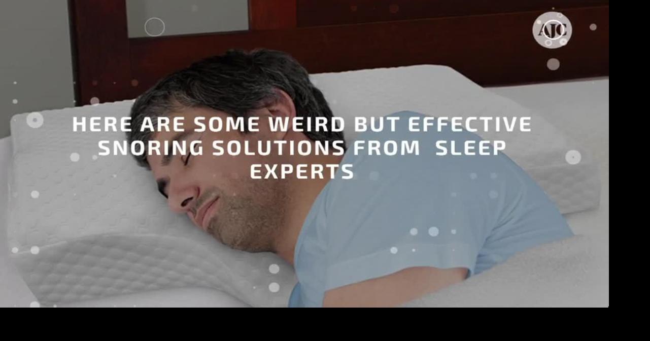 Best weird ways to stop snoring | Health & Wellness | daytondailynews.com
