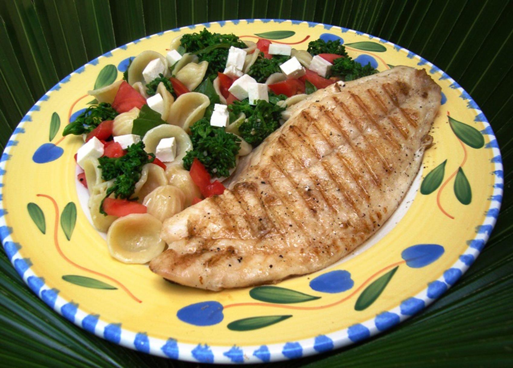 Fish fillet a perfect pairing for Italian staple ricotta salata ...