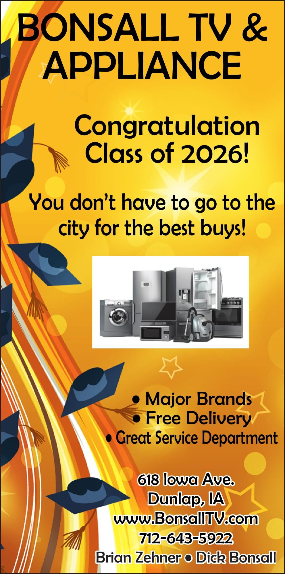 BONSALL TV & APPLIANCE INC.