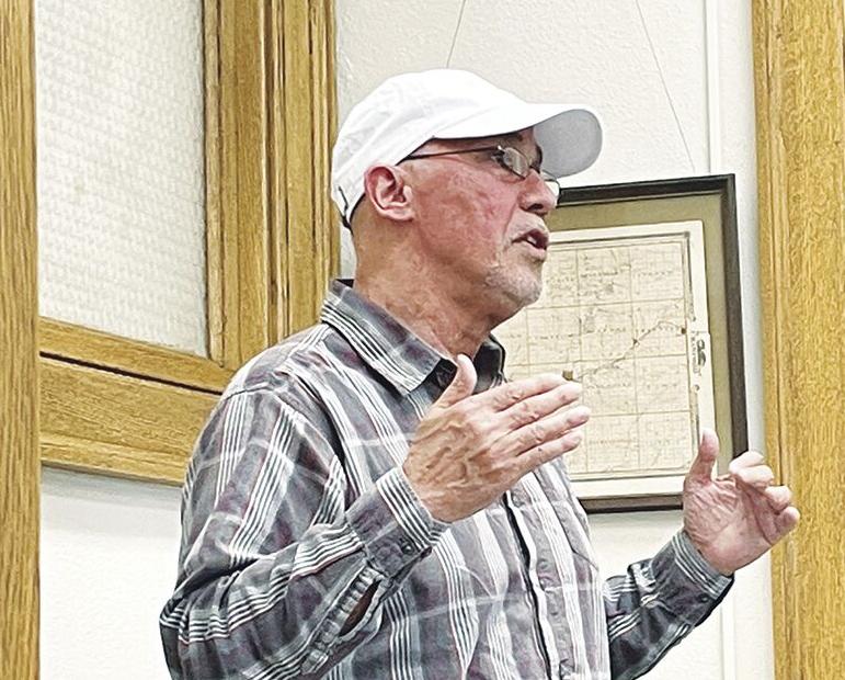 Jim Rocca talking to Crawford County Board of Supervisors on 6-1-2021