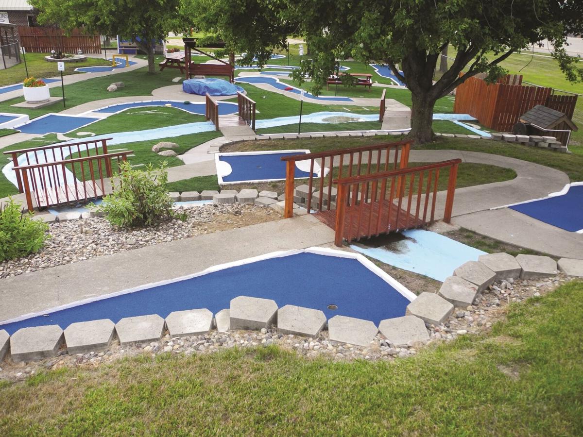 Mini golf course at Denison Aquatic Center