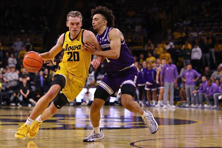 Iowa MBBall vs. Northwestern 9