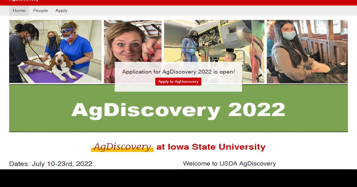 Applications being accepted for Iowa State's AgDiscovery program