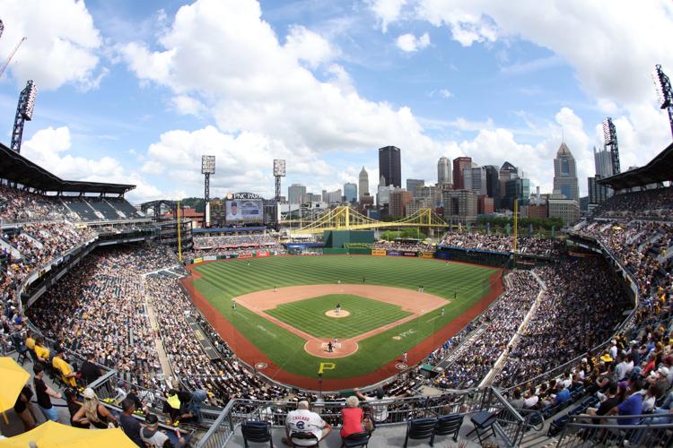 May 25, 2026; Pittsburgh, Pennsylvania, USA; General overall view of PNC Park during the seventh inning of a game between the Pittsburgh Pirates and the Chicago Cubs.. Mandatory Credit: Charles LeClaire-Imagn Images