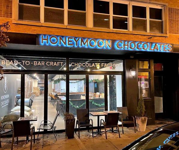 Honeymoon chocolates storefront