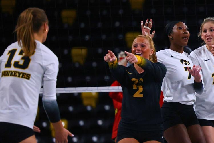 Iowa VBall vs. Maryland 9