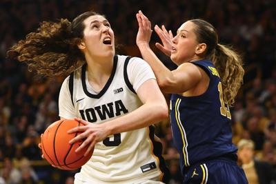Iowa WBBall vs. Michigan 7