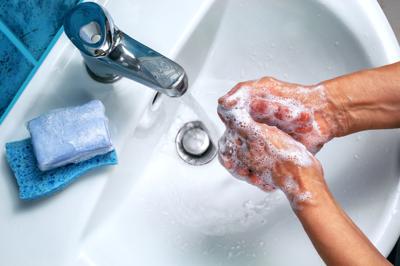 Washing hands