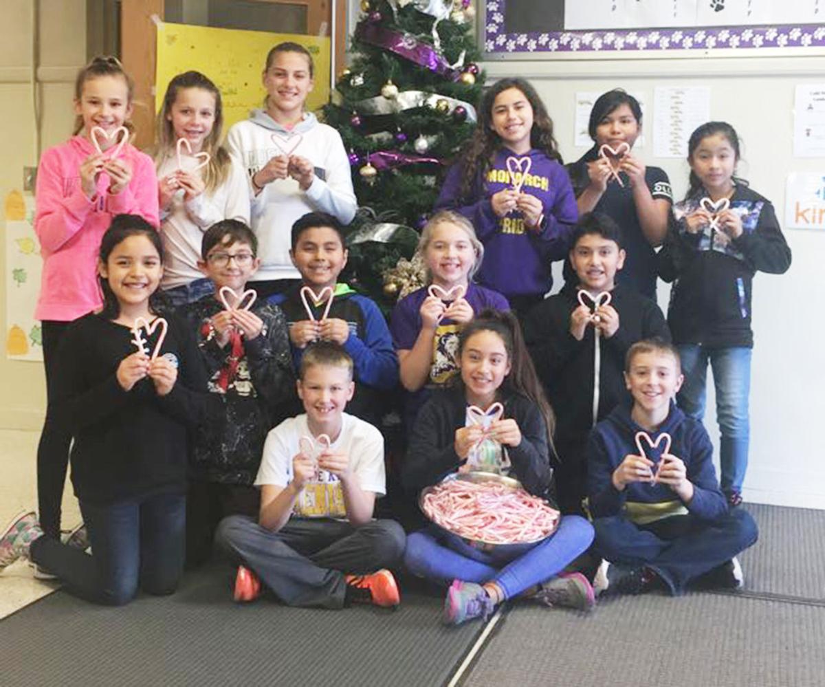 Broadway student council adopts Goodfellows kids with candy cane sales