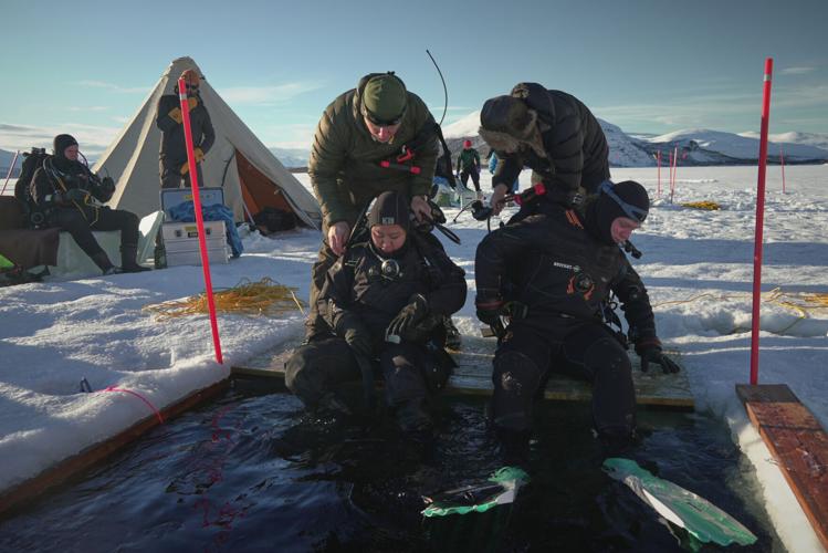 Finland Arctic Ice Diving