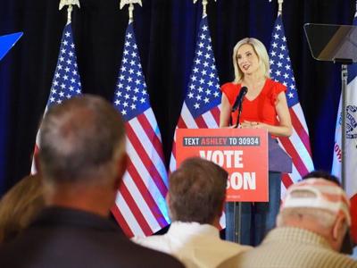 National Democratic PAC announces $17M fall ad buy targeting Ashley Hinson