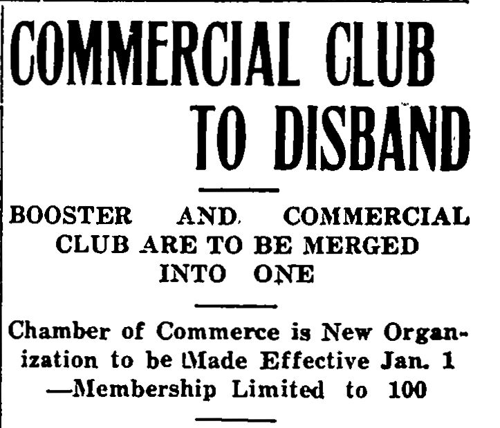 Denison Chamber of Commerce began 100 years ago