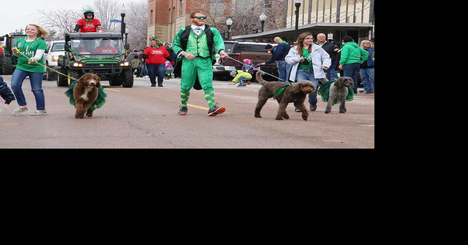 St. Patrick's Day parade in Denison