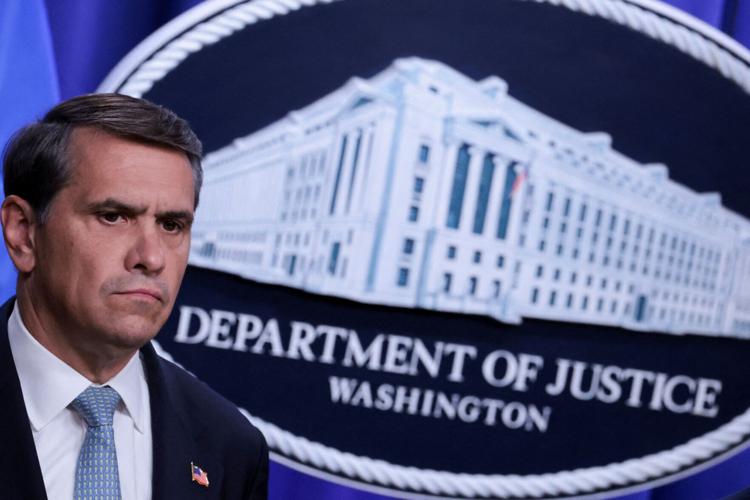 FILE PHOTO: FILE PHOTO: Acting US Attorney General Todd Blanche announces new Trump administration actions against the Jalisco New Generation Cartel (CJNG) at the Justice Department