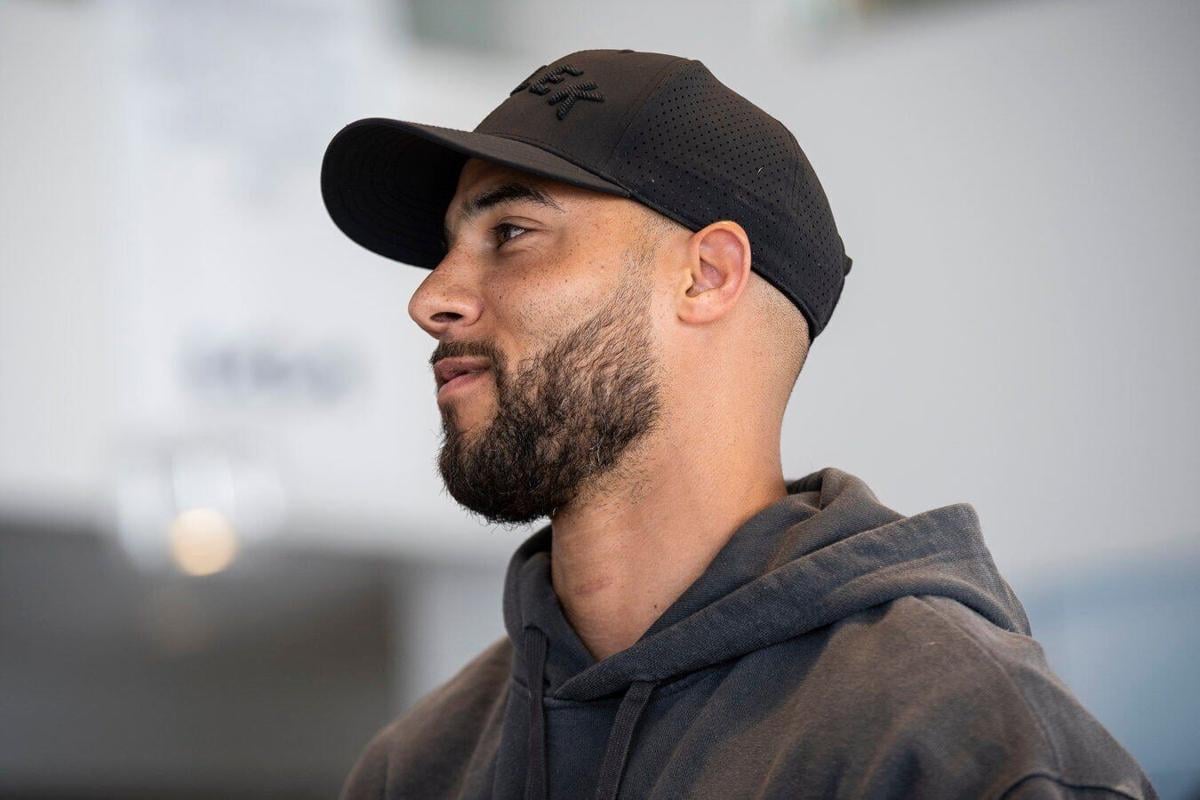 Micah Hyde discusses third annual charity softball game (copy)