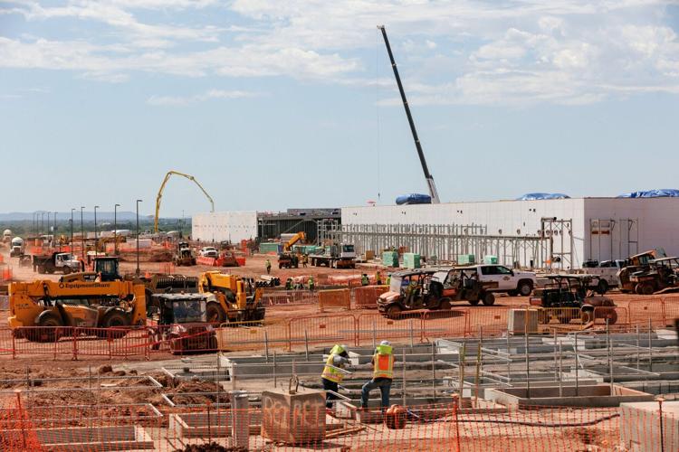 FILE PHOTO: OpenAI data center constructed in Abilene, Texas
