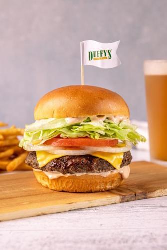 Duffy's Sports Grill's ½-pound Certified Angus Beef Original Cheeseburger