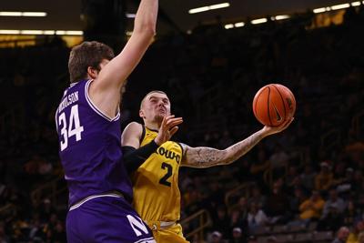 Iowa MBBall vs. Northwestern 12