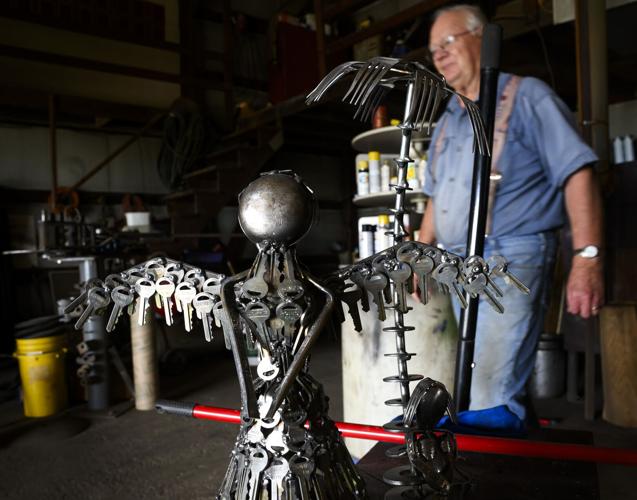 Sculptures from scrap