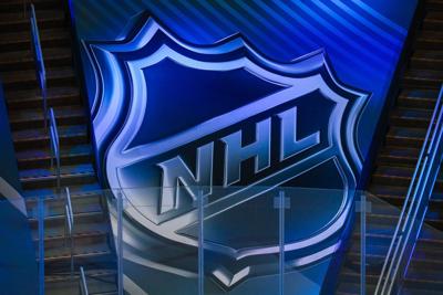 General view of NHL logo.