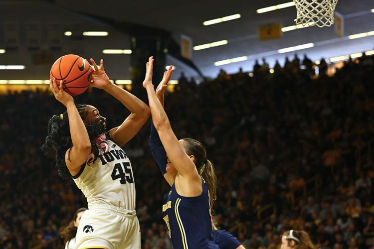 Iowa WBBall vs. Michigan 12