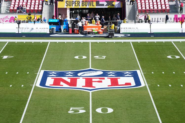 General view of the field before Super Bowl LX between the Seattle Seahawks and the New England Patriots at Levi's Stadium.