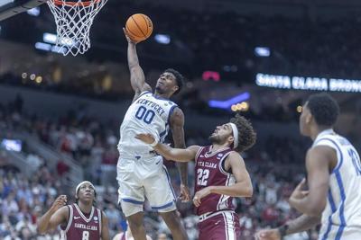 Kentucky guard Otega Oweh had 35 points, eight rebounds and seven assists in UK’ s 89-84 overtime win over Santa Clara in the 2026 NCAA men’ s basketball tournament round of 64. UK and Louisville represented the commonwealth of Kentucky in 2026 men’ s M...