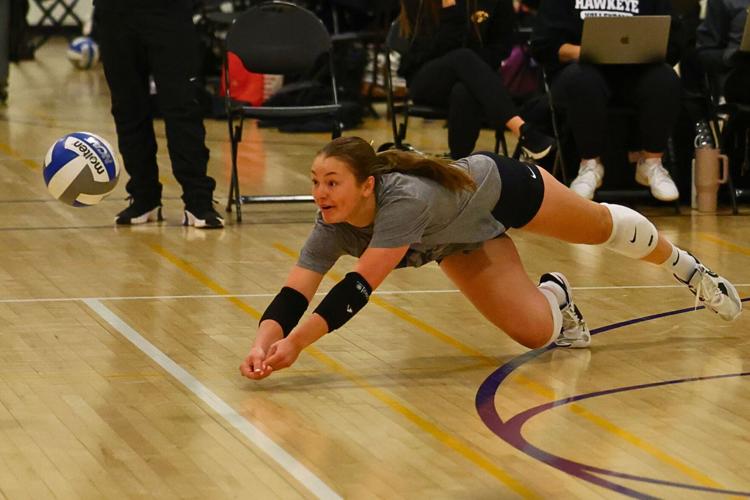 Iowa VBall at UNI Spring Tournament 3