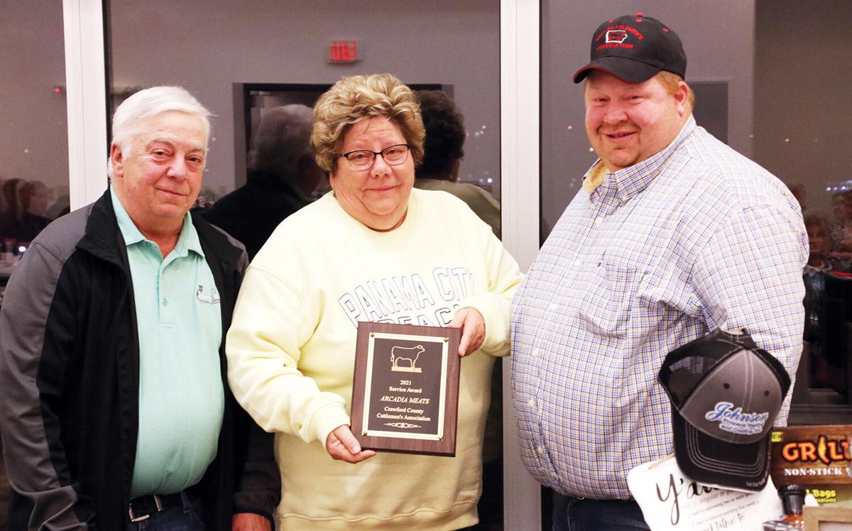 Steve and Linda Julin, CCCA Outstanding Service Award, with Clint Von Glan