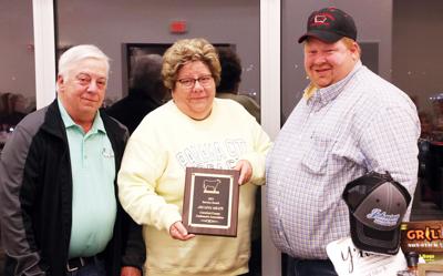 Steve and Linda Julin, CCCA Outstanding Service Award, with Clint Von Glan