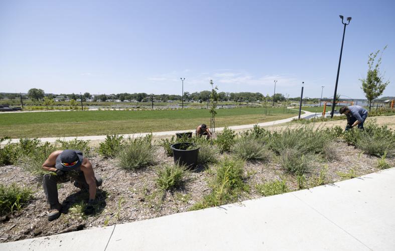 Chris Larsen Park prepares for RAGBRAI