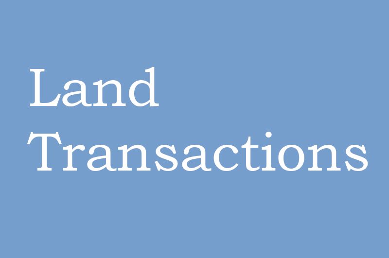 Harrison County land transactions