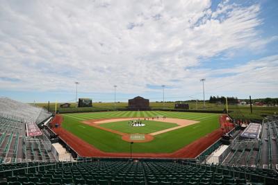 The Field of Dreams prior to the game between the Cincinnati Reds and the Chicago Cubs on Aug. 11, 2022, in Dyersville, Iowa.
