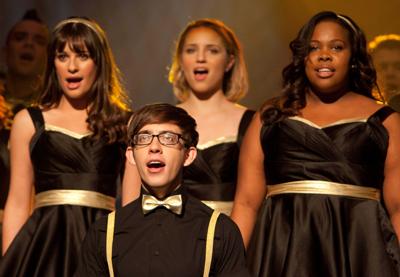 New Directions perform at Regionals in the "On My Way" Winter Finale episode of "Glee."