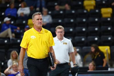Iowa VBall vs. Drake 1