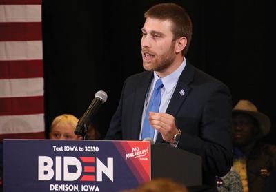Robert Lyons at Biden campaign event late Nov. 2019