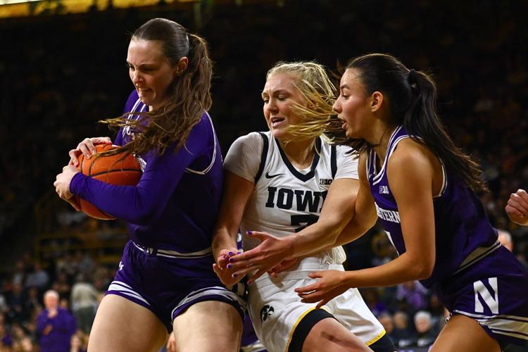 Iowa WBBall vs. Northwestern 10