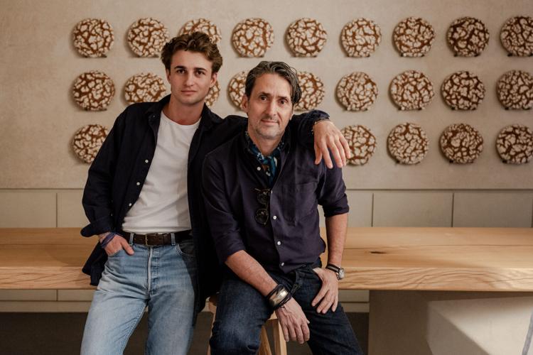Tim and Martin Auer at the RYE bakery in SoHo, New York City.