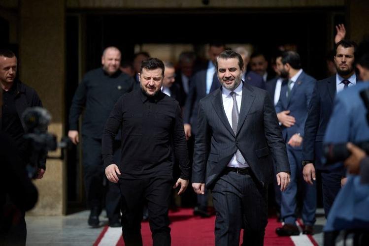 Ukraine's President Zelenskiy visits in Damascus