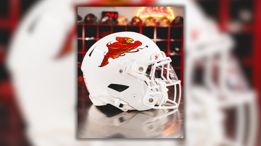 Iowa State cynado helmet