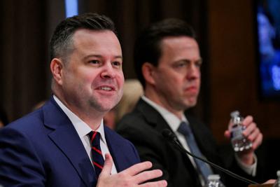 FILE PHOTO: Bill Pulte speaks at a hearing in Washington