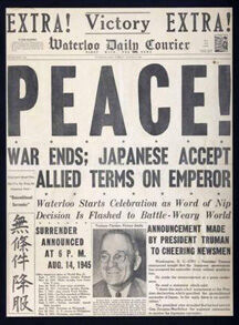 End of WWII Courier front cover