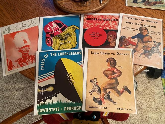 1938 Iowa State football programs.jpg