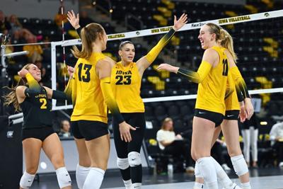 Iowa VBall vs. Drake 12