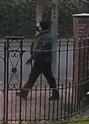 The suspect in the Brown University shooting is seen in photos released by the FBI.