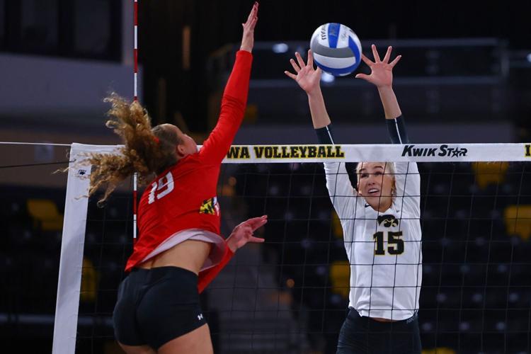 Iowa VBall vs. Maryland 4
