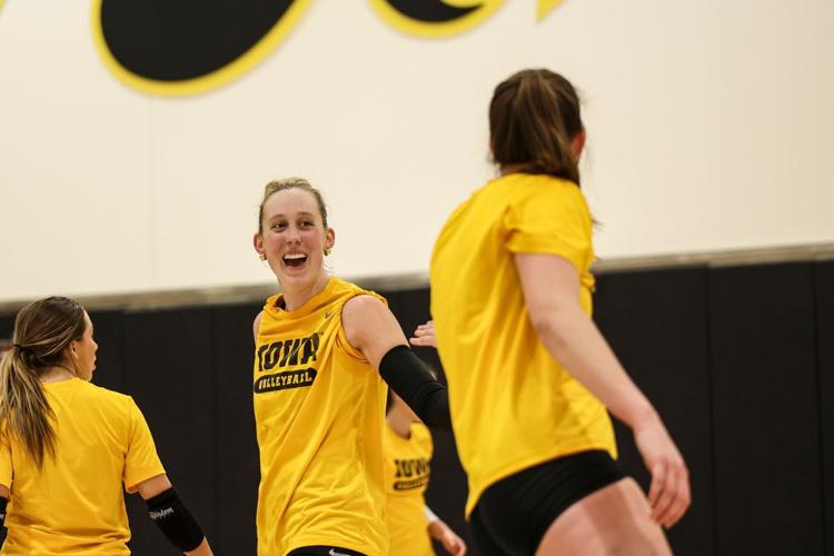 Iowa Volleyball Practice