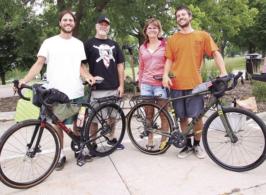 Ringgenberg twins stop in Denison on way from Seattle to Washington, D.C.