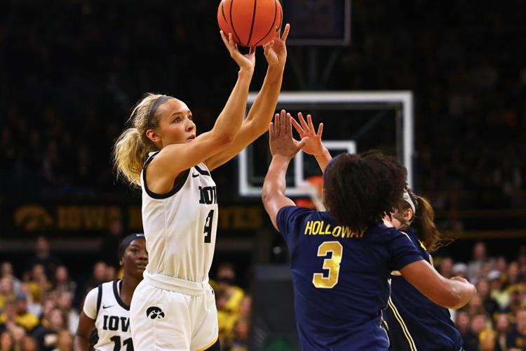 Iowa WBBall vs. Michigan 1